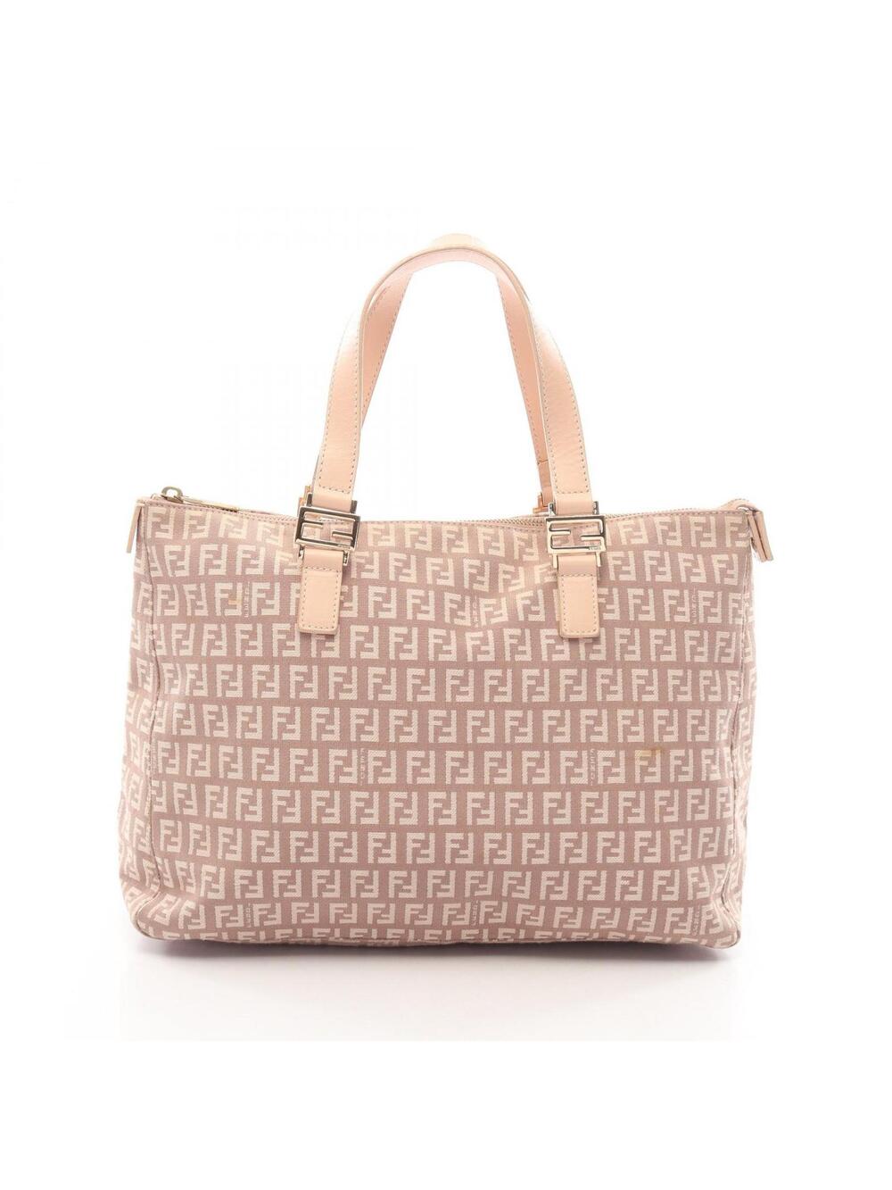 Fendi Zucchino Zippered T Ote Handbag #377038F61B